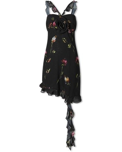 ROTATE BIRGER CHRISTENSEN Light Assymetric Dress - Black