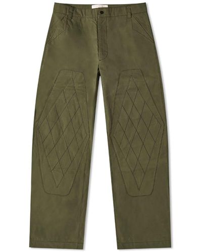 Paria Farzaneh Knee Pant - Green