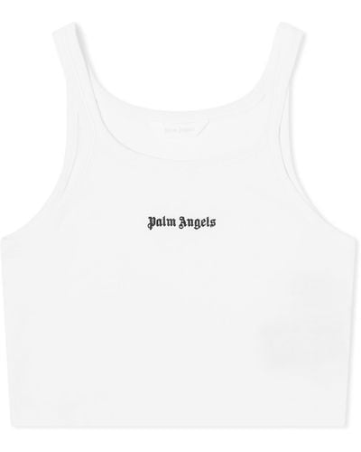 Palm Angels Classic Logo Tank Vest - White