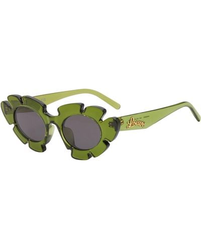 Loewe Paula'S Ibiza Flower Sunglasses - Green