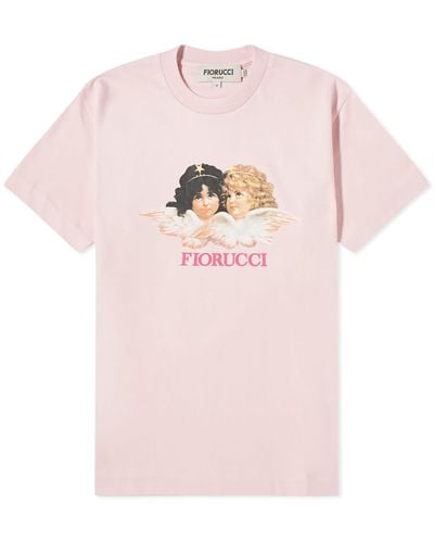 Fiorucci Classic Angel T-Shirt - Pink