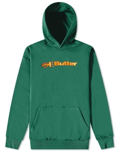 Butter Goods Horn Logo Hoody - Green