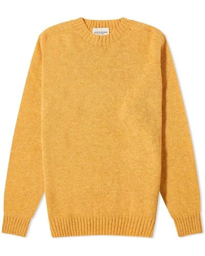 COUNTRY OF ORIGIN Supersoft Seamless Crew Knit - Yellow