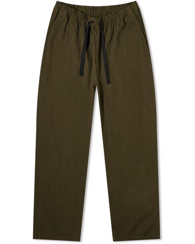 South2 West8 String Cuff Slack Pant - Green
