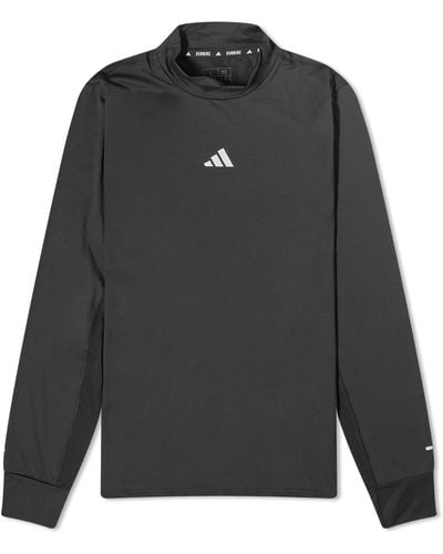 adidas Ultimate Long Sleeve T-Shirt - Grey