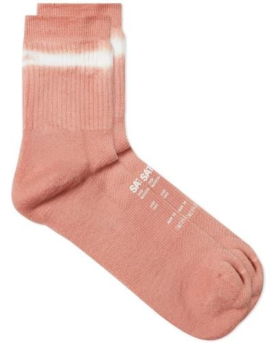 Satisfy Merino Tube Socks - Pink