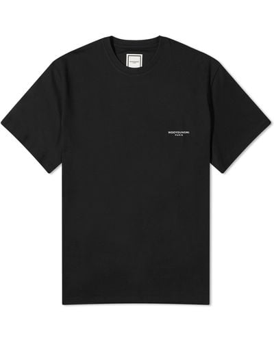 WOOYOUNGMI Square Logo T-Shirt - Black