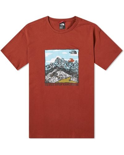 The North Face Graphic T-Shirt - Red