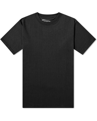 Nanamica Loopwheel Coolmax Jersey T-Shirt - Black