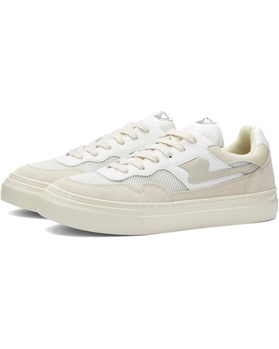 Stepney Workers Club Pearl S-Strike Suede Trainers - White