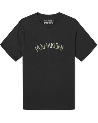 Maharishi Bamboo Organic T-Shirt - Black