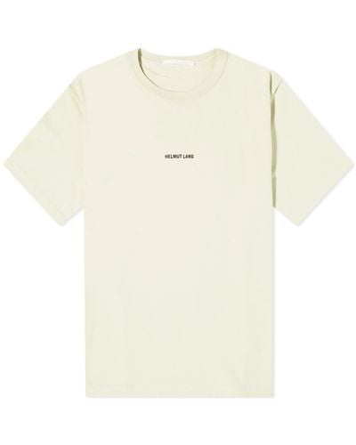 Helmut Lang Inside Out Logo T-Shirt - Natural