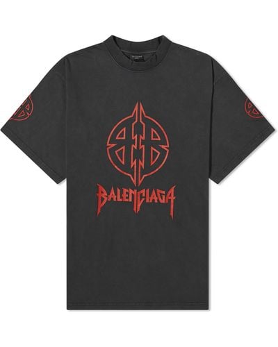 Balenciaga Metal T-Shirt - Black