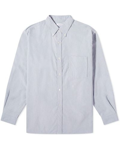 Nanamica Button Down Wind Shirt - Blue