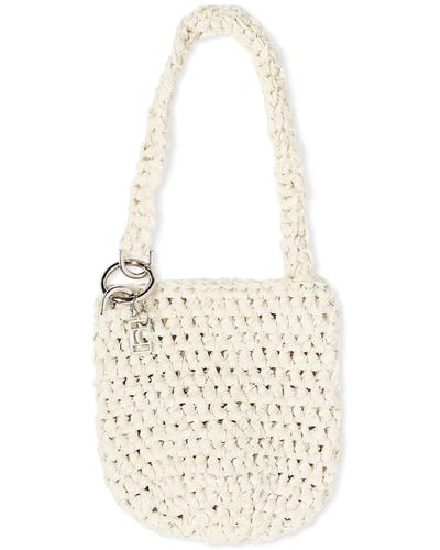 Low Classic Recycled Knit Bag - Metallic