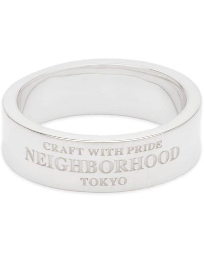 Neighborhood Plain Ring - White