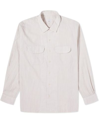 Engineered Garments Classic Shirt Cotton Slub - White