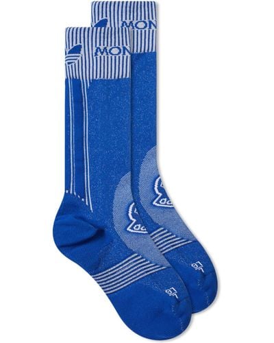 Moncler X Adidas Originals Sports Sock - Blue