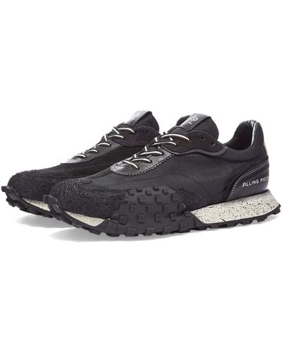 Filling Pieces Crease Runner Sprint Trainers - Black