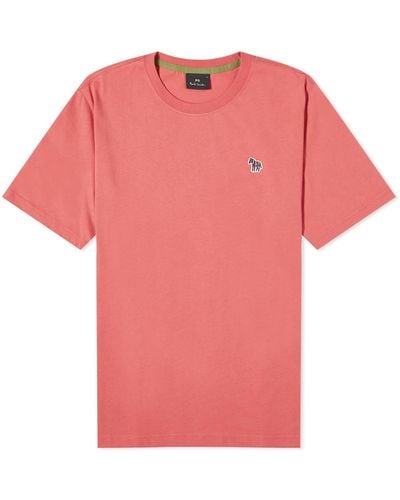 Paul Smith Zebra Logo T-Shirt - Pink