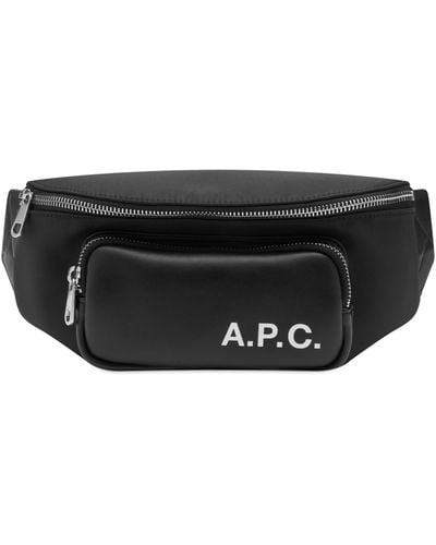 A.P.C. Logo Waist Bag - Black