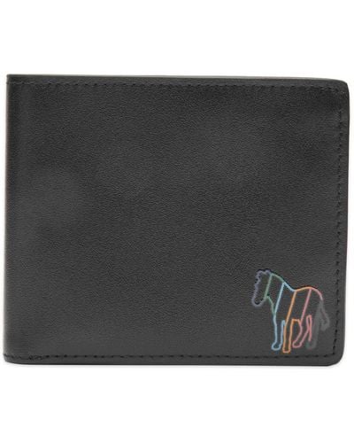 Paul Smith Zebra Bifold Leather Wallet - Black