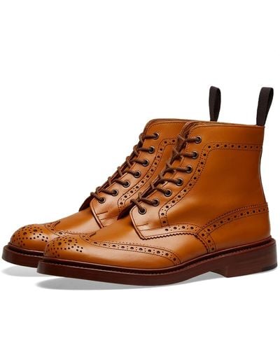 Tricker's Stow Brogue Derby Boot - Brown