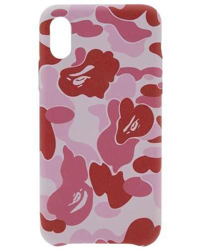A Bathing Ape Abc Iphone X Case - Pink