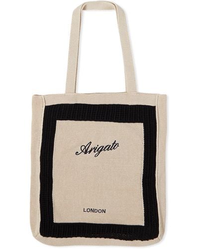 Axel Arigato Oceane Knitted Shopper Bag - Natural