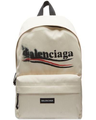 Balenciaga Political Campaign Explorer Backpack - Gray
