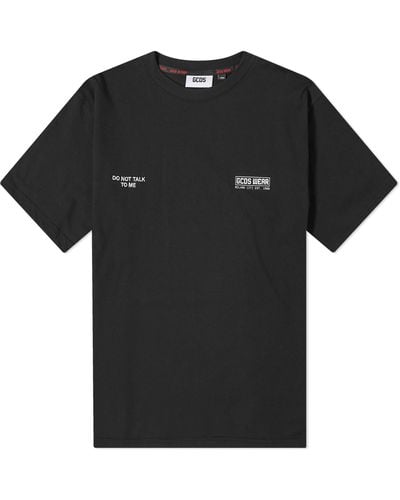 Gcds Do Not Talk To Me T-Shirt - Black