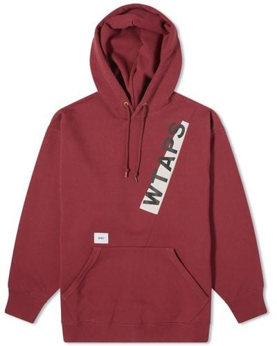 WTAPS 30 Printed Pullover Hoodie - Red