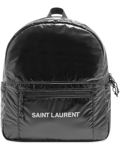 Saint Laurent Big Logo Backpack - Black