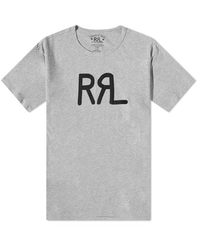 RRL Logo T-Shirt - Gray