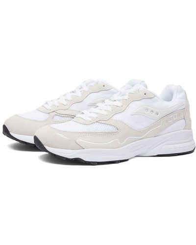 Saucony 3d Grid Hurricane Trainers - White