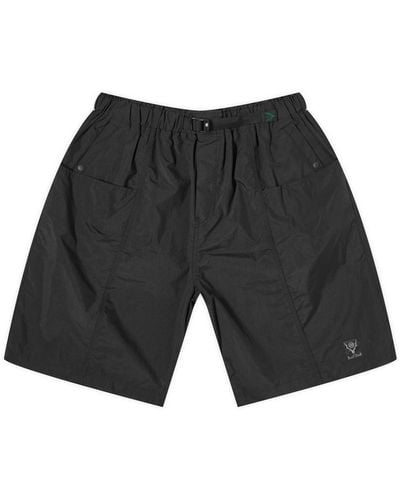 South2 West8 Belted C.S.Nylon Shorts - Black