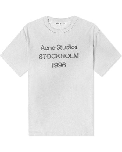 Acne Studios Exford 1996 Logo T-Shirt - White