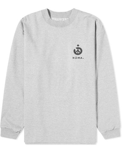 Noma T.D Long Sleeve Logo T-shirt - Grey