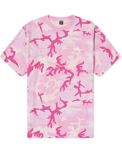 PATTA Basic Camo Script T-shirt - Pink