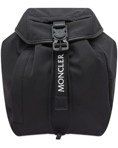 Moncler Trick Logo Backpack - Black