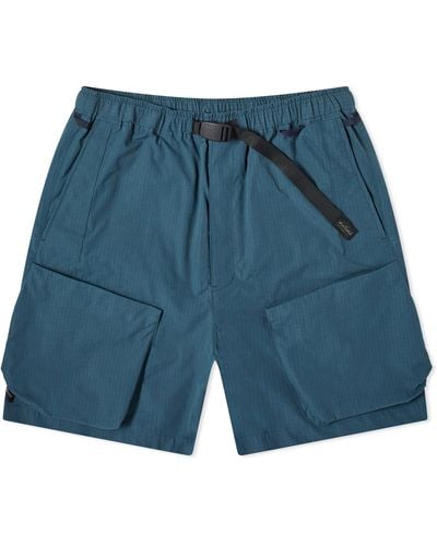 Poliquant X Wildthings Common Uniform Solotex Shorts - Blue