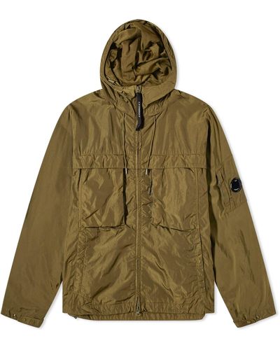 C.P. Company Chrome-R Hooded Jacket - Green