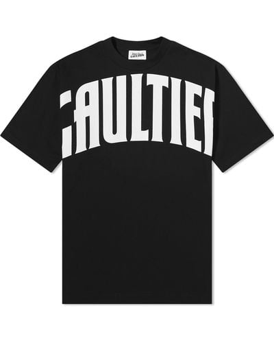 Jean Paul Gaultier Logo Oversized T-Shirt - Black
