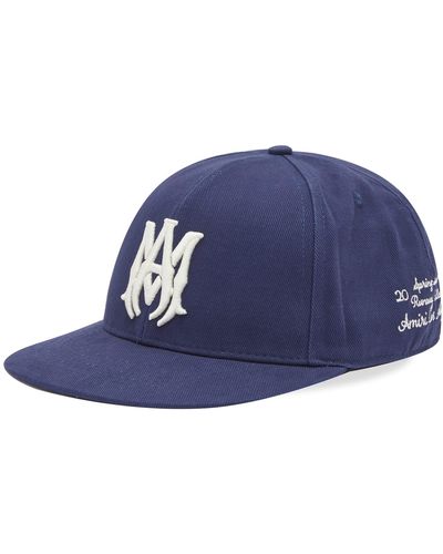Amiri Ma Two-toned Cap in Blue for Men | Lyst