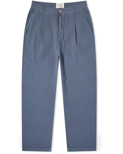Folk Wide Fit Trousers - Blue