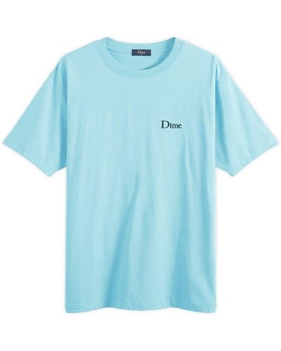 Dime Classic Small Logo T-Shirt - Blue