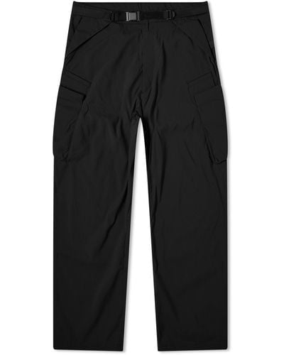 ACRONYM Nylon Stretch Cargo Trousers - Black