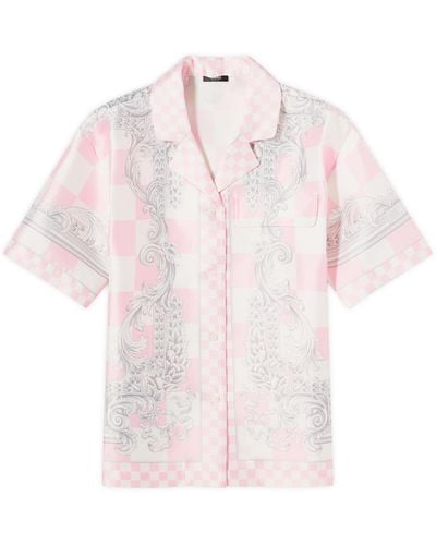 Versace Baroque Printed Shirt - Pink