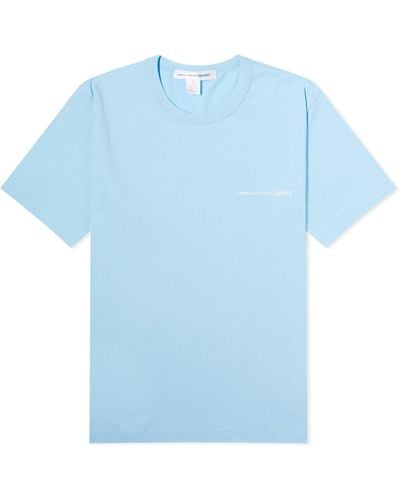 Comme des Garçons Chest Logo T-Shirt - Blue
