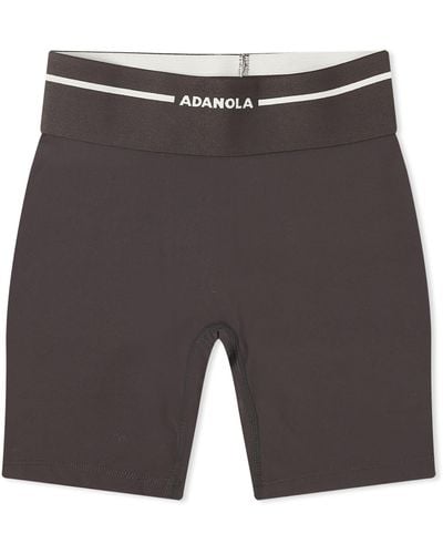 ADANOLA Branded Ultimate Crop Shorts - Grey